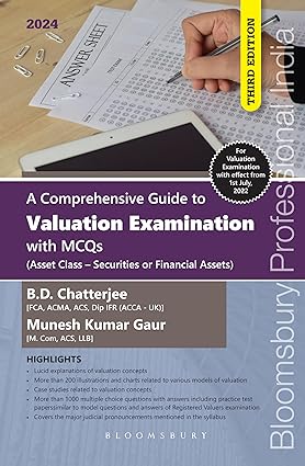 Valuation Examination Guide with MCQs | BD Chatterjee